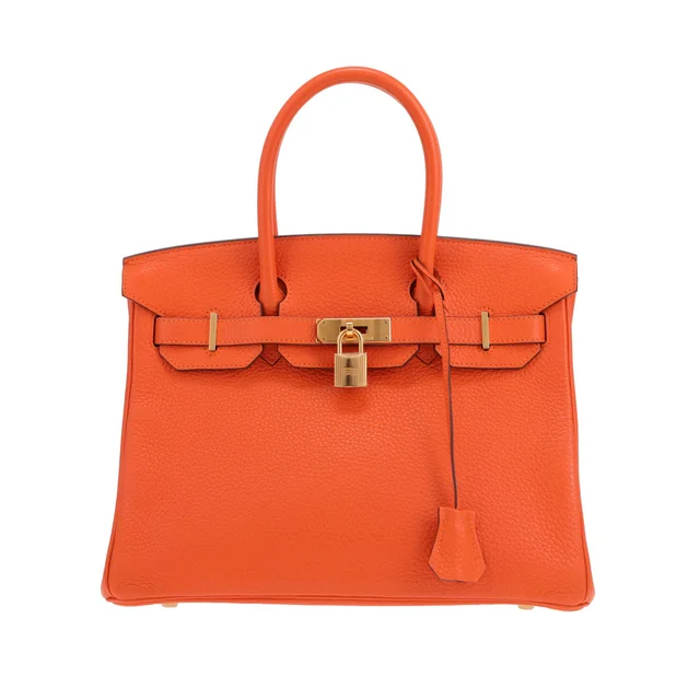 Hermès Birkin handbag, 30 cm in Orange Togo leather from Collector Square, photo 2 of 6