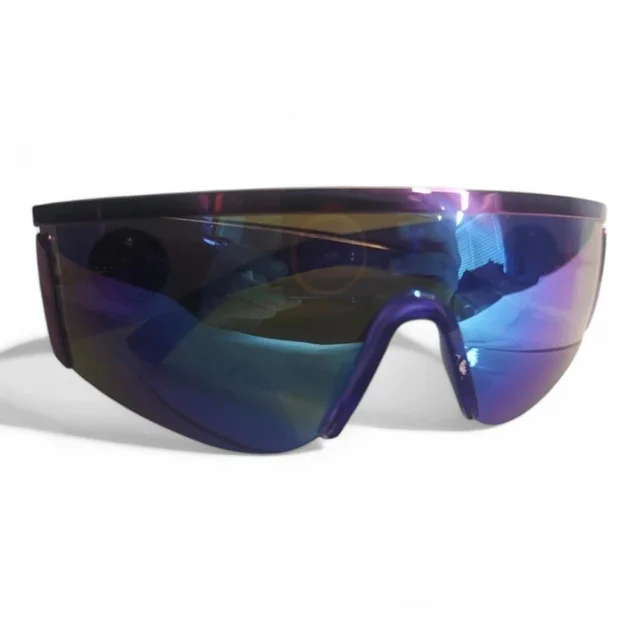 Versace Women's Sunglasses - Multi/Purple in multicolor|purple from Depop, photo 2 of 9