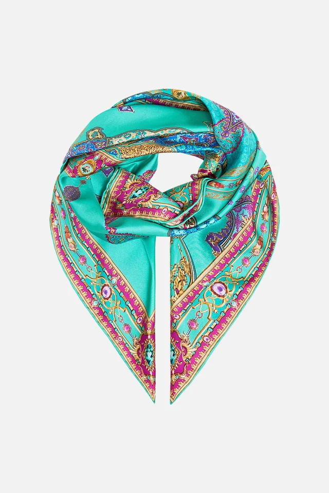Camilla eBoutique PRINTED SILK TWILL SQUARE SCARF THE CONCUBINES CORRIDOR from CAMILLA, photo 1 of 1