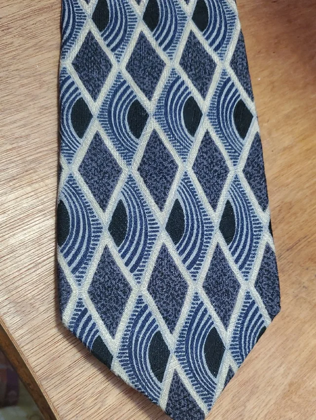 Mulberry Silk Tie D in blue|white Silk from Poshmark