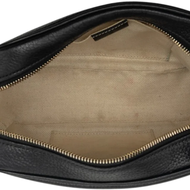 Black Gucci Calfskin Soho Disco Crossbody in Black Calfskin from Designer Revival, photo 2 of 2