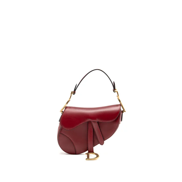Mini Lady Dior calfskin red GHW in Red Calfskin from EMIER