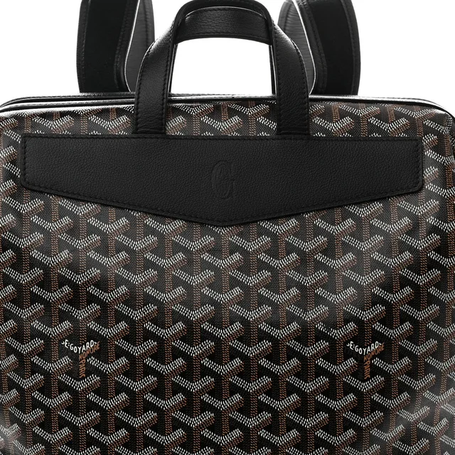 Goyard Goyardine Calfskin Cisalpin Backpack Black in Black Calfskin from FASHIONPHILE, photo 7 of 9