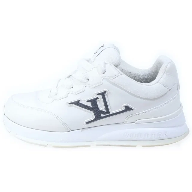 LV Classic Sneakers Low-Cut Shoes White in White from The Reluxe