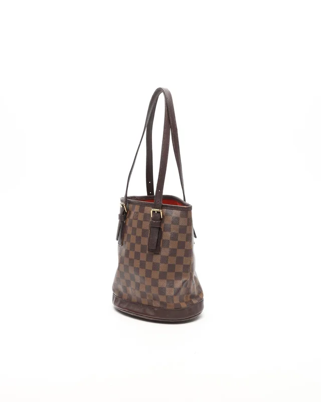 Louis Vuitton Damier Ebene Marais Bucket Bag in Brown from A Retro Tale, photo 3 of 9