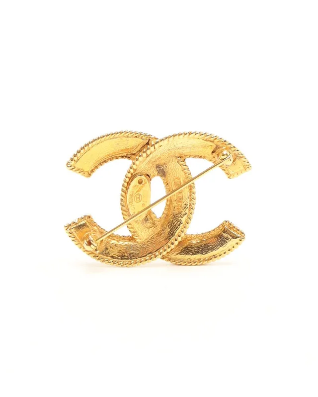 Chanel Coco Mark Brooch in Wool from A Retro Tale, photo 2 of 3