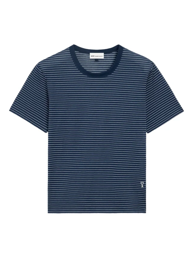 striped cotton Ami De Coeur T-shirt