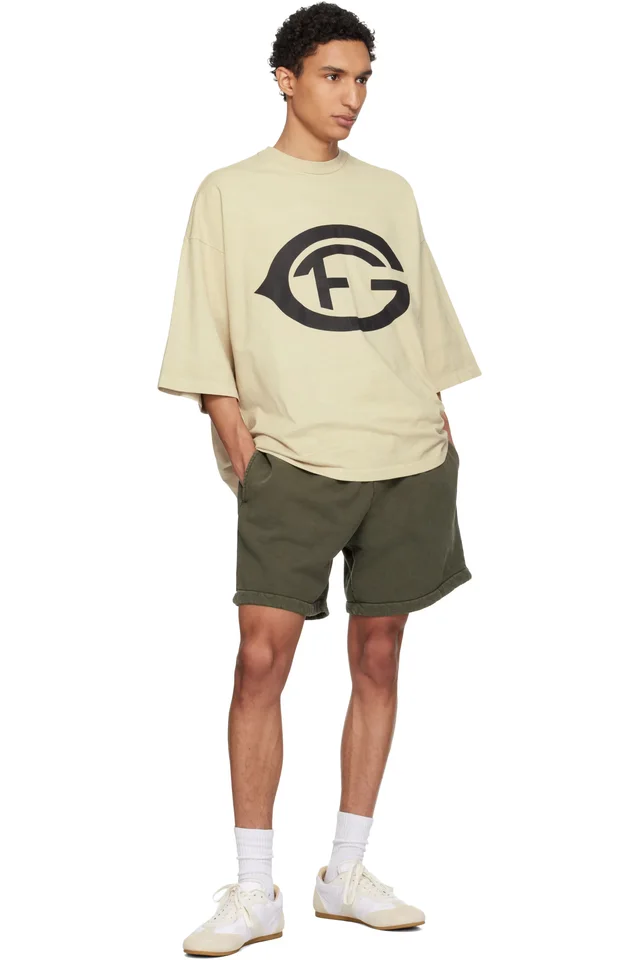 Fear of God Beige 'FG 26' T-shirt, photo 4 of 4 from SSENSE