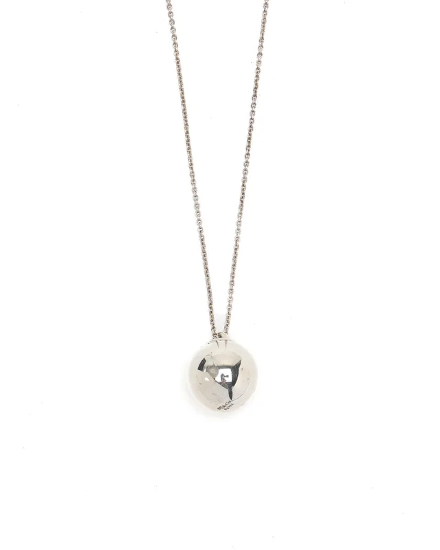 Tiffany & Co. Hardware Ball Silver Long Necklace in Silver from A Retro Tale