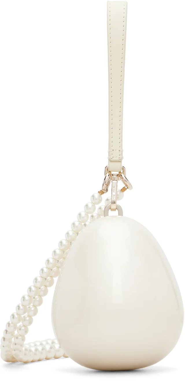 Simone Rocha Off-White Pearl Egg Bag, photo 5 of 5 from SSENSE