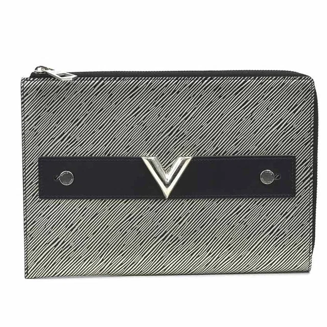 Louis Vuitton Clutch Epi Platine Pochette Plat in Leather from The Reluxe