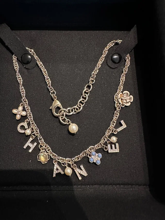Chanel Logo Drop Necklace from Luxury Promise
