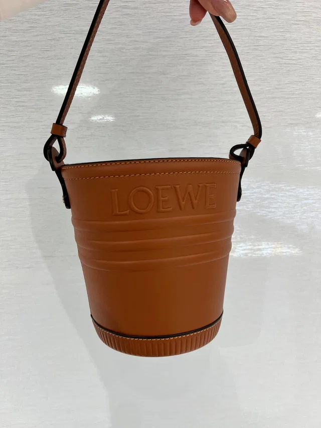 Loewe Tan Calf Jardinier Pocket Bag in Brown from Luxury Promise