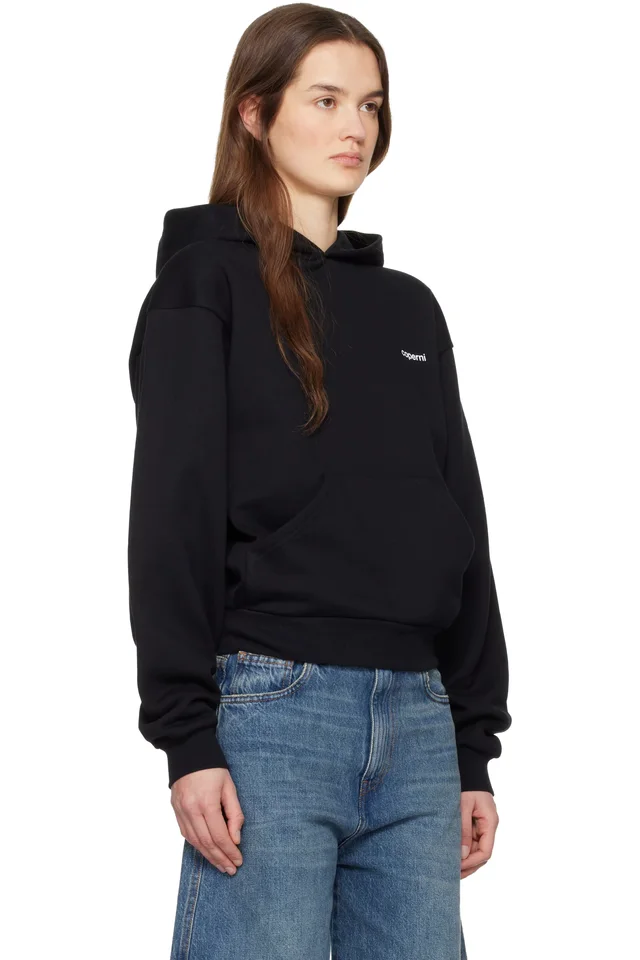 Coperni Black Classic Hoodie, photo 2 of 4 from SSENSE