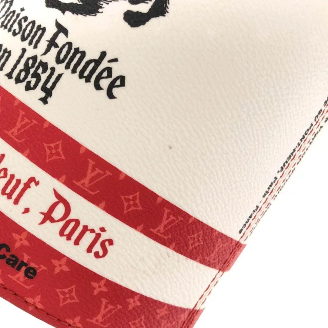 LV Paint Can Coated Canvas Bag in Red Canvas from LuxUness, photo 6 of 9
