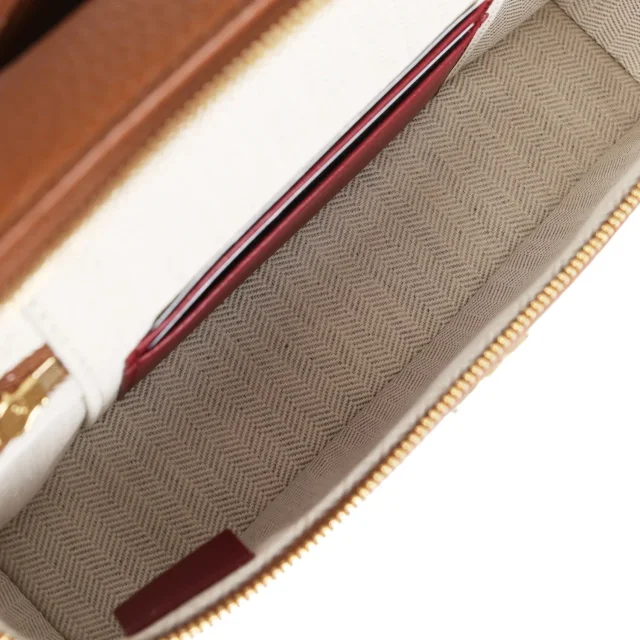 Chanel "Supple" Top Handle Long Vanity Case in Brown Caviar leather from Madison Avenue Couture, photo 8 of 9