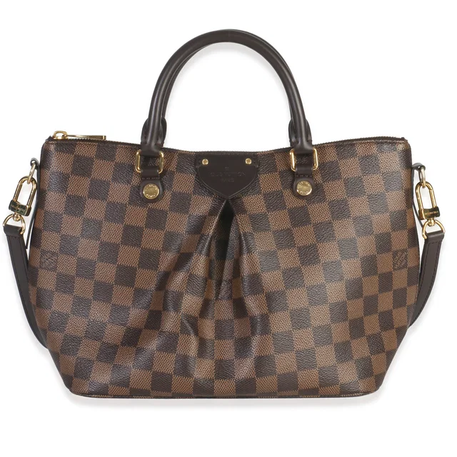 Louis Vuitton Damier Ebene Canvas Siena Pm Brown Handbag in Brown Canvas from HEWI