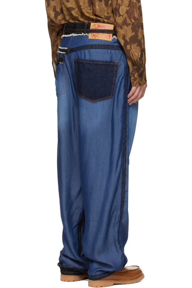 Magliano Blue Stormy Super Jeans, photo 3 of 4 from SSENSE