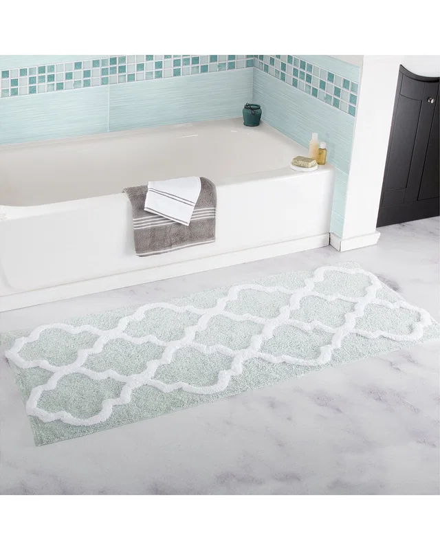 Lavish Home Cotton Extra Long Bath Mat, image 1 of 1 from Rue La La