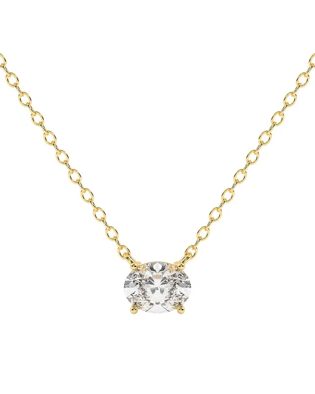 Lab Grown Diamonds 14K 0.75 ct. tw. Lab-Grown Diamond Necklace, image 1 of 1 from Gilt