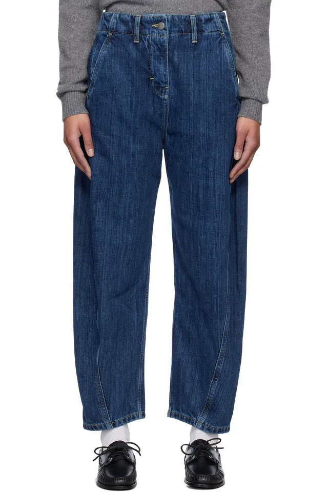 Studio Nicholson Blue Akerman Jeans, image 1 of 1 from SSENSE