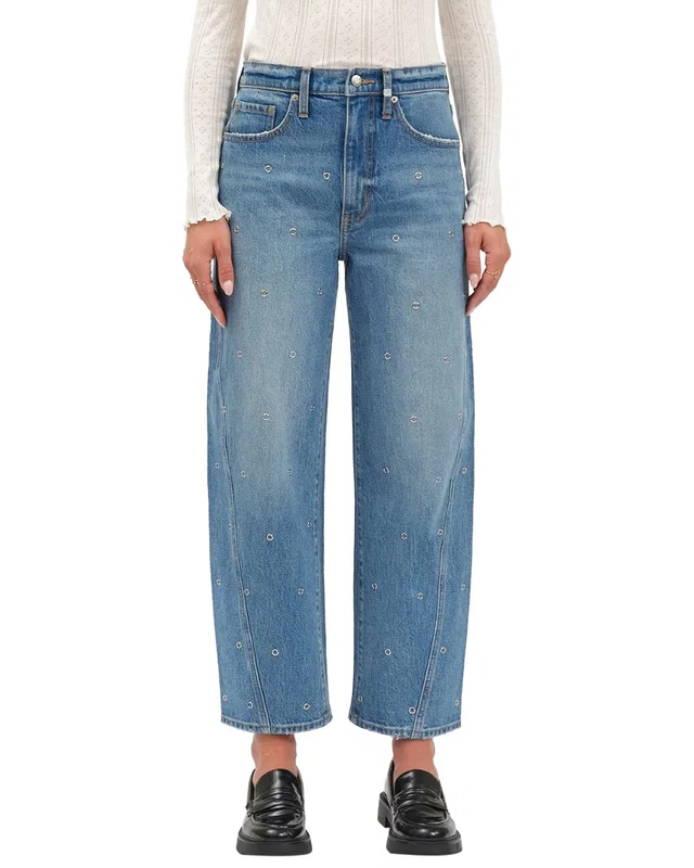 Daze Denim Westward Nailed It High Rise Barrel Leg Jean, image 1 of 1 from Gilt