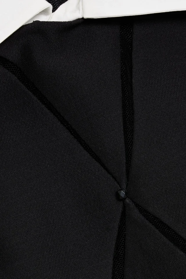 Valentino Garavani Embellished Cutout Wool and Silk-Blend Crepe Mini Dress, photo 4 of 5 from THE OUTNET