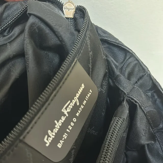 Ferragamo Bagriculture Black Nylon Leather Trim Multi Compartment Tote in black Nylon from Poshmark