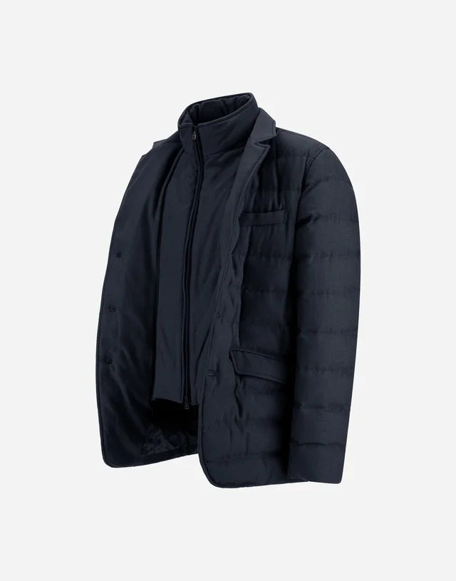 Herno Quilted long-sleeve down jacket, photo 3 of 8 from SENSER