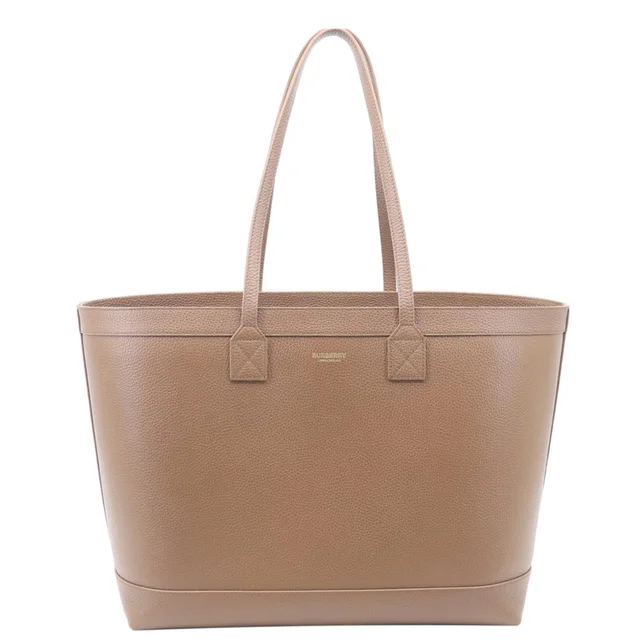 Burberry London Medium Grainy Calfskin Leather Tote Bag Brown in Brown Calfskin from Dallas Designer Handbags