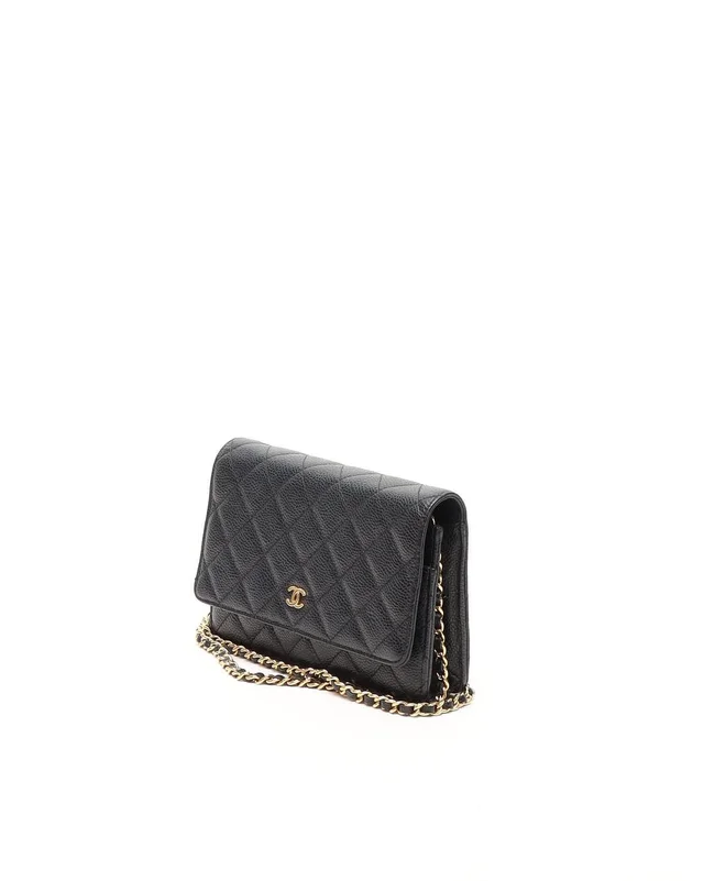 Chanel Caviar Wallet On Chain Bag in Caviar leather from A Retro Tale, photo 2 of 12
