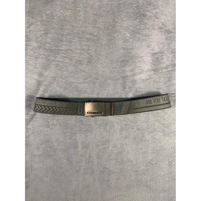 Vtg Diesel Woven Belt 34 in gray Woven leather from Poshmark