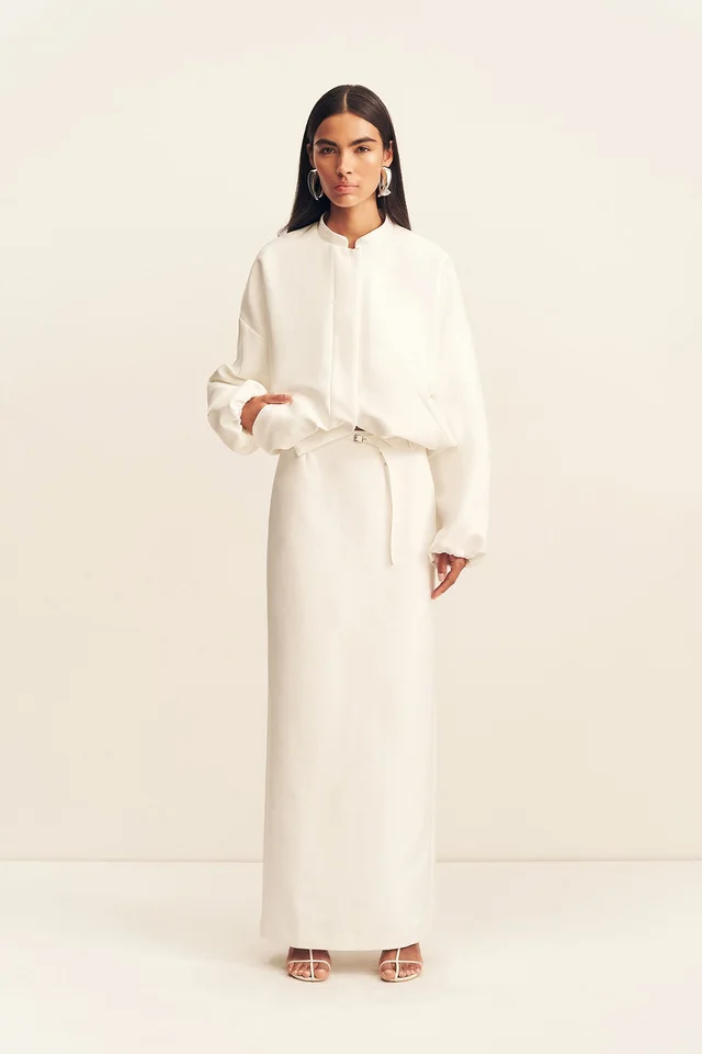 Shona Joy OTIS OVERSIZED BOMBER JACKET - IVORY from Shona Joy, photo 1 of 1
