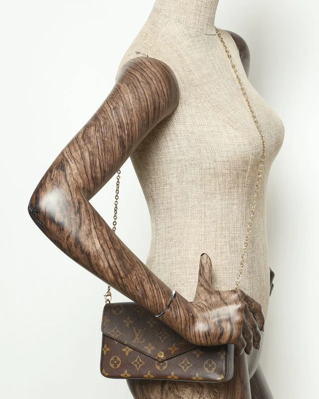 Louis Vuitton Monogram Pochette Félicie Bag in Coated canvas from A Retro Tale, photo 11 of 11