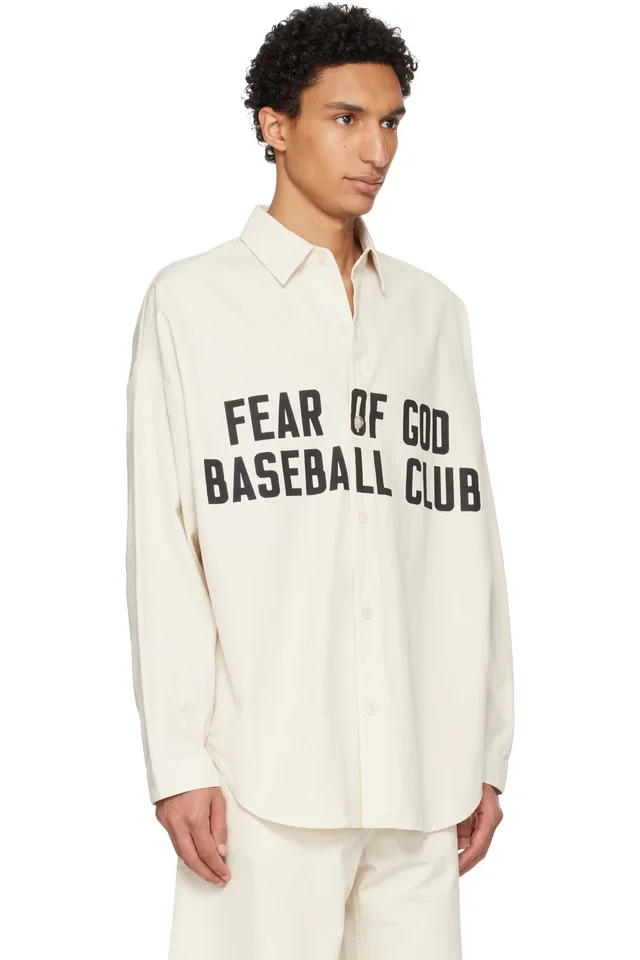 Fear of God Off-White Garment Dyed Cotton Relaxed Shirt, photo 2 of 2 from SSENSE