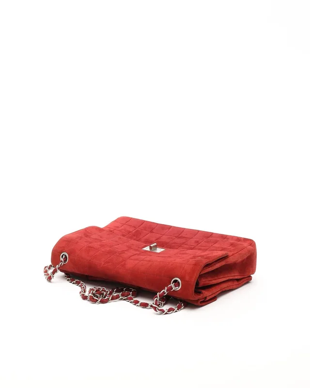 Chanel Square Quilted Mademoiselle Flap Bag in Suede from A Retro Tale, photo 5 of 15