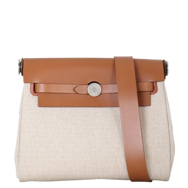 Hermès Herbag Zip 20 Retourne in Canvas from Luxe.It.Fwd