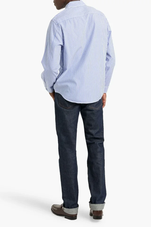 Alex Mill Striped Cotton-Poplin Shirt, photo 3 of 4 from THE OUTNET
