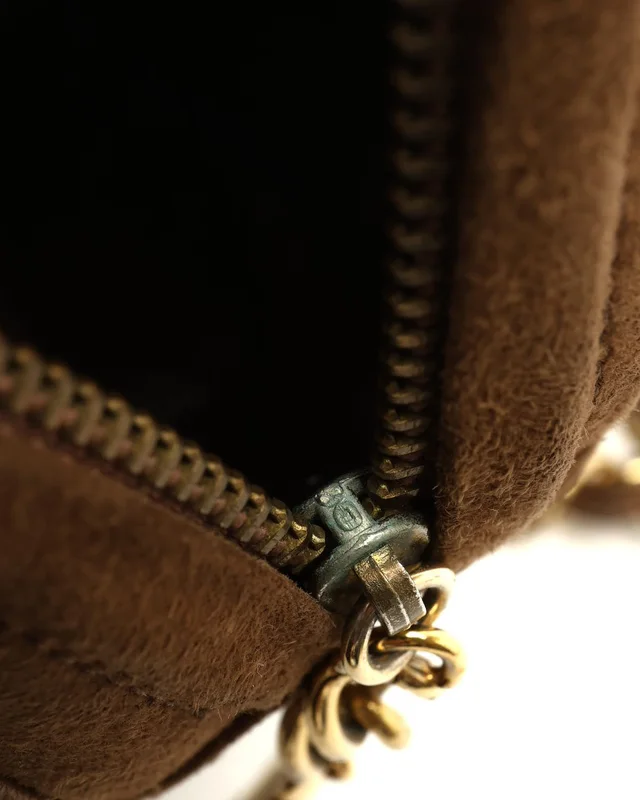 Chanel CC Quilted Fringe Bag in Suede from A Retro Tale, photo 8 of 11