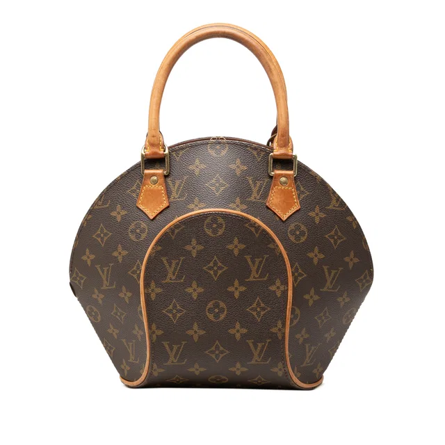 Brown Louis Vuitton Monogram Ellipse PM Handbag in Brown Coated canvas from Designer Revival