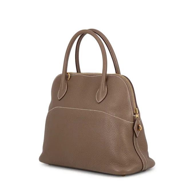 Hermès Bolide Etoupe Taurillon Clemence Size 31 in Taupe Clemence leather from GALLERY RARE, photo 2 of 4