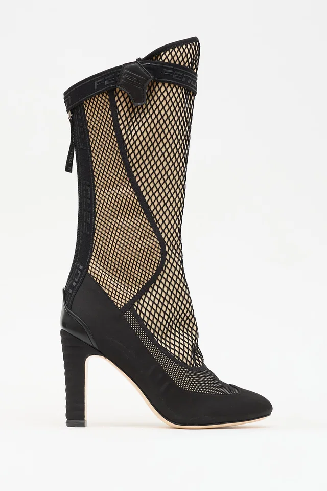 Fendi FW 2020 Color Block Sock Boot from VSP Consignment