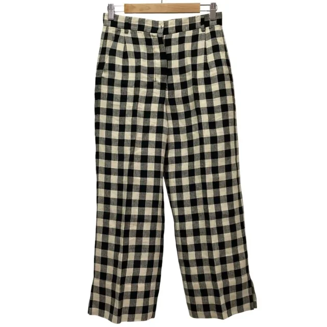 'S Max Mara Linen Wide Pants in Beige Linen from LuxUness
