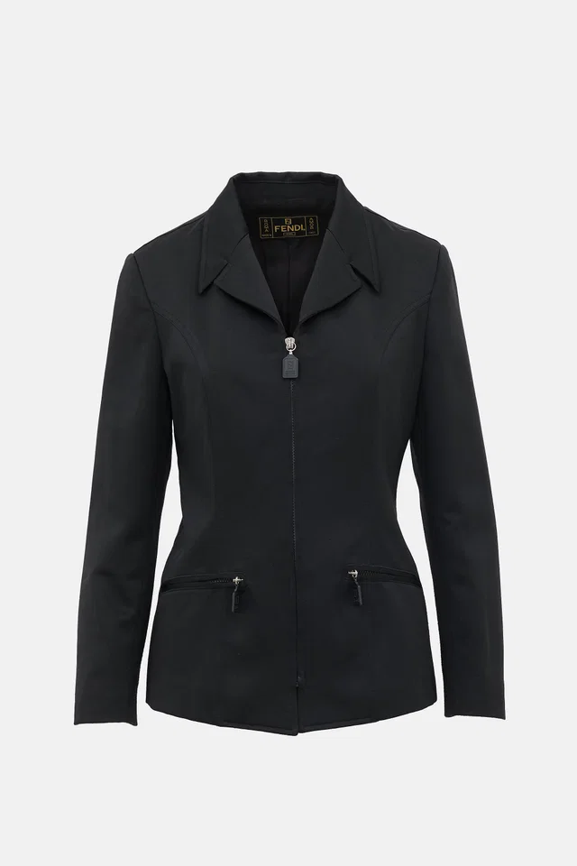 Fendi Jeans Vintage Zip Jacket from VSP Consignment