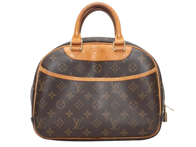 Brown Louis Vuitton Trouville Bag in Brown Coated canvas from Designer Revival