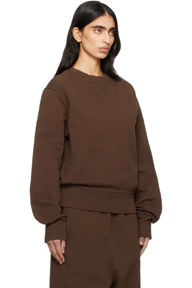 Entire Studios Brown Pod Crew Sweatshirt, photo 2 of 4 from SSENSE
