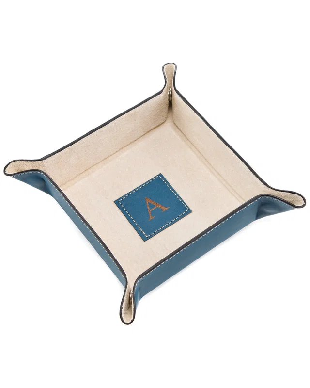Bey-Berk Monogrammed Leather Valet, image 1 of 1 from Rue La La