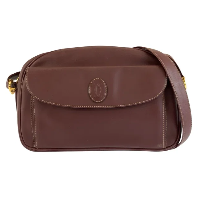 Cartier Must Line Leather Shoulder Bag in Leather from LuxUness