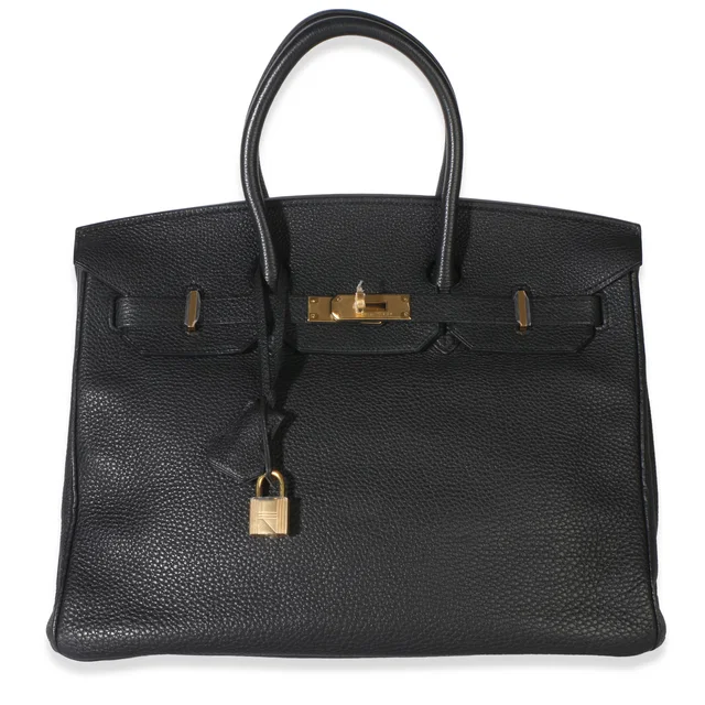 Hermès Black Togo Birkin 35 GHW in Black Togo leather from myGemma