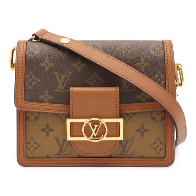 Louis Vuitton Monogram Reverse Dauphine MM Shoulder Bag in Coated canvas from The Reluxe
